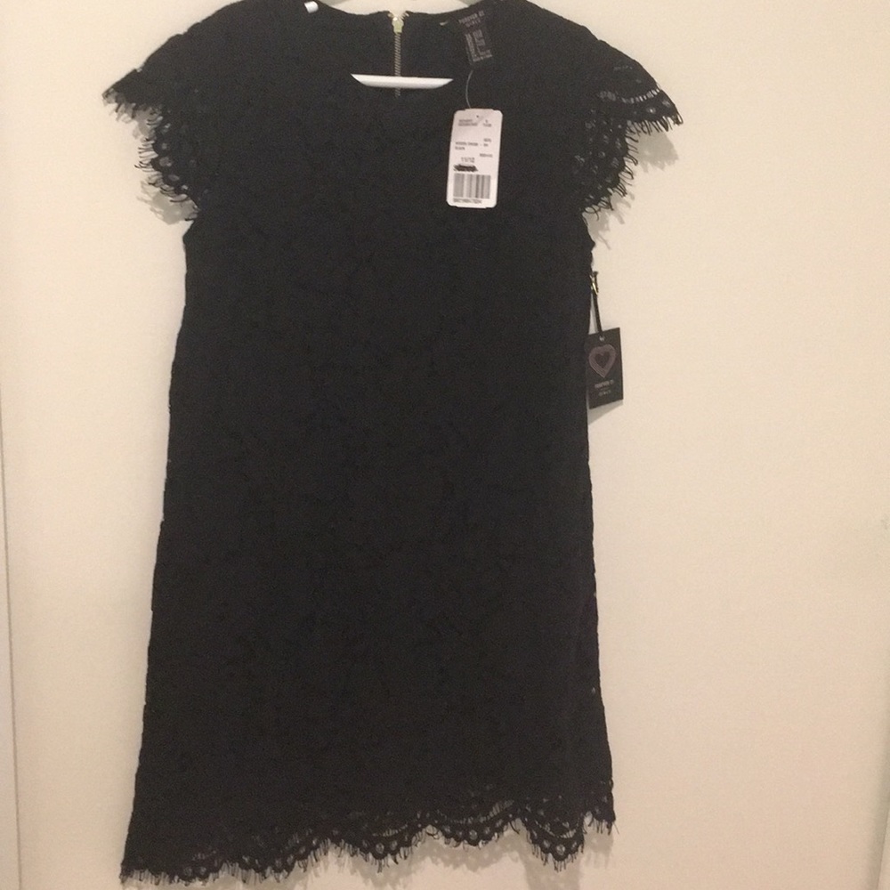 Forever 21 woven black dress